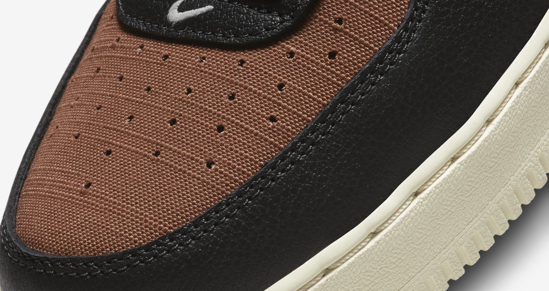 ãNIKEå¬å¼ãã¨ã¢ ãã©ã¼ã¹ 1 MID '07 ãã³ãã¼ã¸ 'Off-Noir and Pecan' (DQ8766-001 / AF 1 MID '07 LX VNTG). Nike 